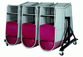 Chariot pour chaises pliantes Magenta 2